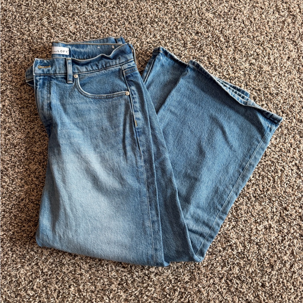 Loft Wide Leg Jean 29 petite